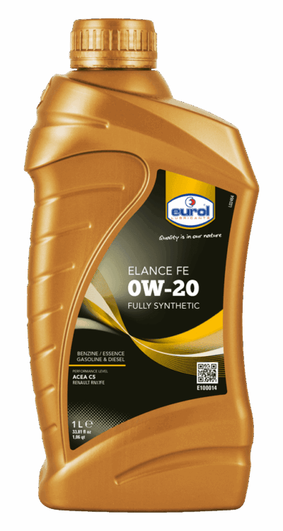 Motorolie auto Eurol Elance FE 0W-20 1 Liter