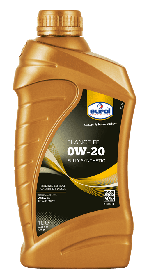 Motorolie auto Eurol Elance FE 0W-20 1 Liter Motorolie auto Eurol Elance FE 0W-20 1 Liter