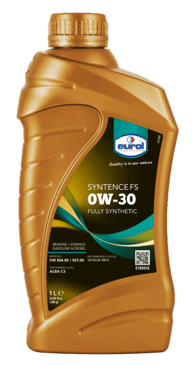 Motorolie auto Eurol Syntence FS 0W-30 1 Liter