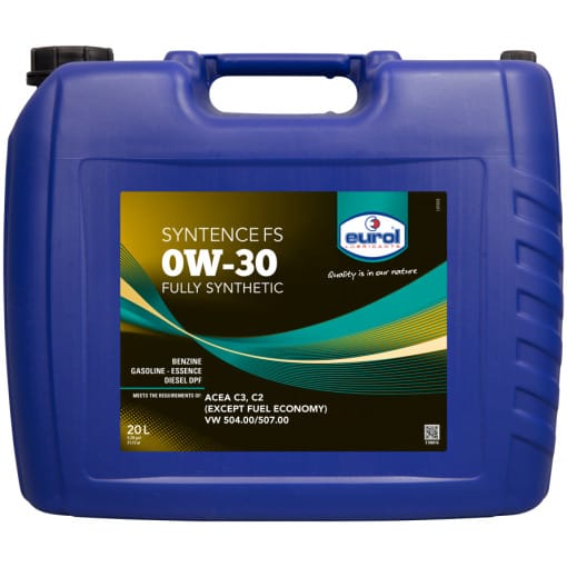 Motorolie auto Eurol Syntence FS 0W-30 20 Liter
