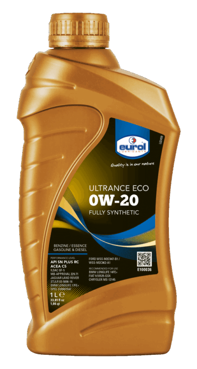 Motorolie auto Eurol Ultrance ECO 0W-20 1 Liter