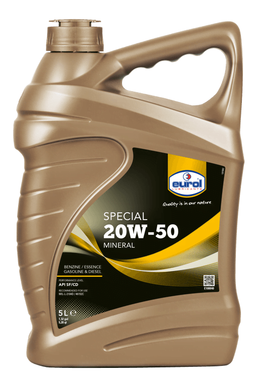 Motorolie auto Eurol Special 20W-50 5 Liter Motorolie auto Eurol Special 20W-50 5 Liter