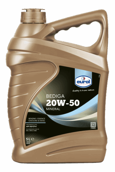 Motorolie auto Eurol Bediga 20W-50 5 Liter