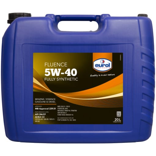 Motorolie auto Eurol Fluence 5W-40 20 Liter