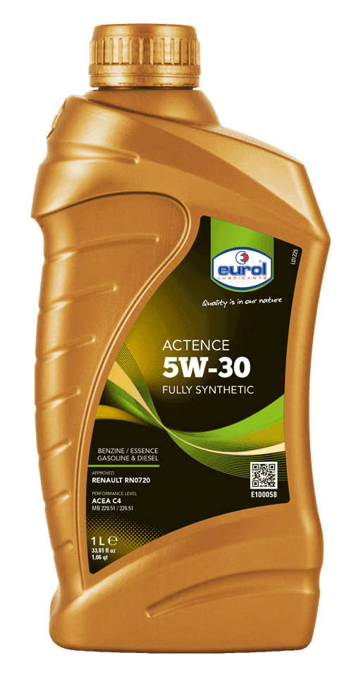 Motorolie auto Eurol Actence 5W-30 1 Liter Motorolie auto Eurol Actence 5W-30 1 Liter