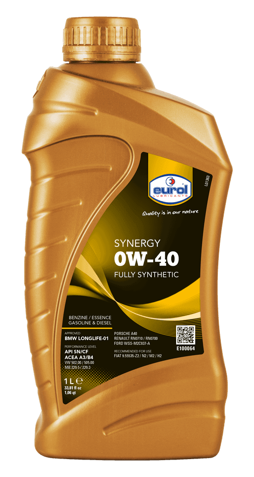 Motorolie auto Eurol Synergy 0W-40 1 Liter Motorolie auto Eurol Synergy 0W-40 1 Liter
