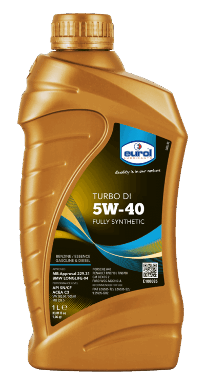 Motorolie auto Eurol Turbo DI 5W-40 1 Liter