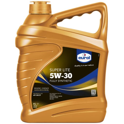 Motorolie auto Eurol Super Lite 5W-30 4 Liter