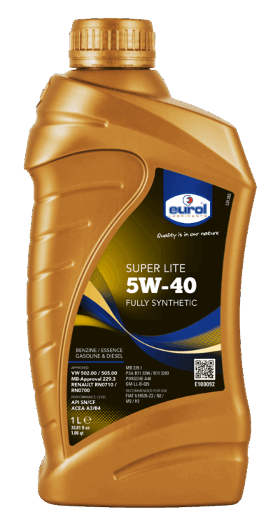 Motorolie auto Eurol Super Lite 5W-40 1 Liter