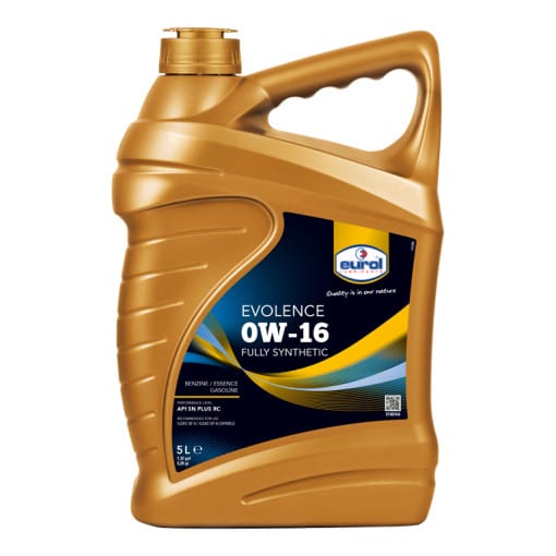 Motorolie auto Eurol Evolence 0W-16 5 Liter