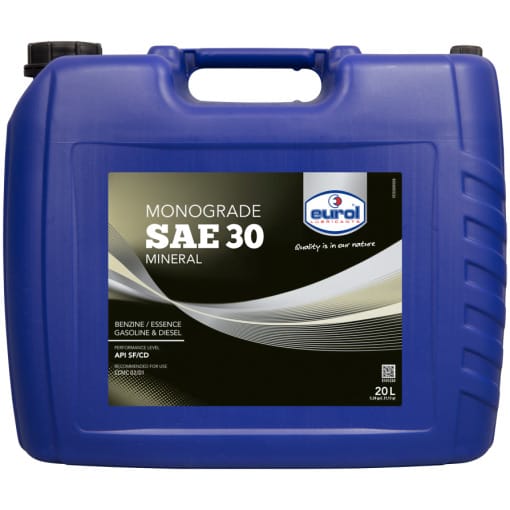 Motorolie auto Eurol Monograde 30 20 Liter
