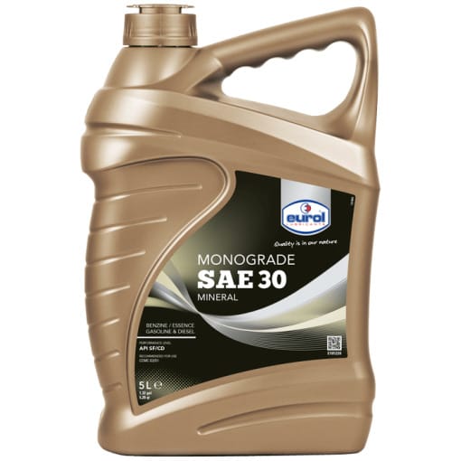 Motorolie auto Eurol Monograde 30 5 Liter