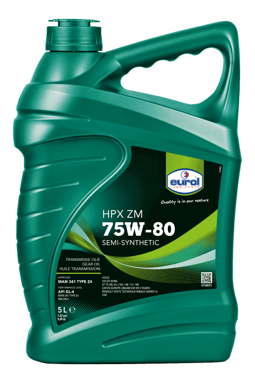 E110071-5L Eurol HPX ZM 75W-80 GL4 - Afbeelding 1