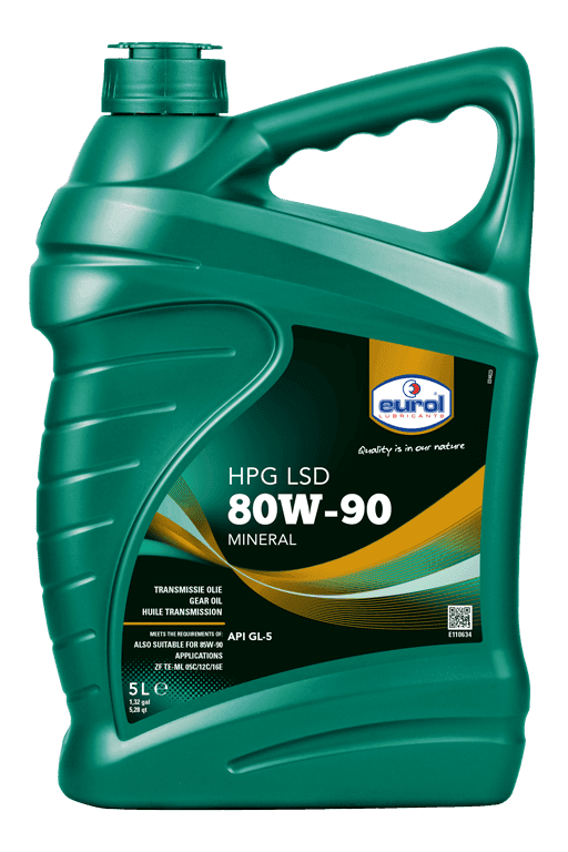 E110634-5L Eurol HPG 80W-90 GL5 LSD - Afbeelding 1