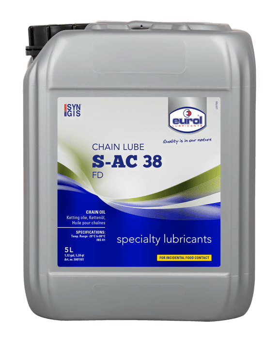 S001101-5L Eurol Chain Lube S-AC 38 FD - Afbeelding 1