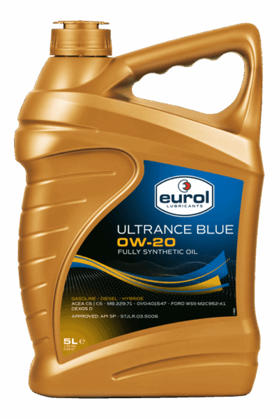 Motorolie auto Eurol Ultrance Blue 0W-20 5 Liter