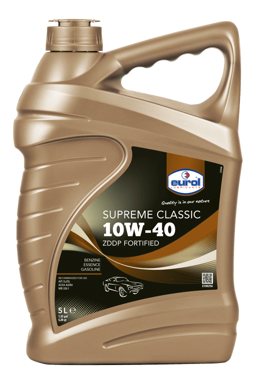 Motorolie auto Eurol Supreme Classic 10W-40 5 Liter Motorolie auto Eurol Supreme Classic 10W-40 5 Liter