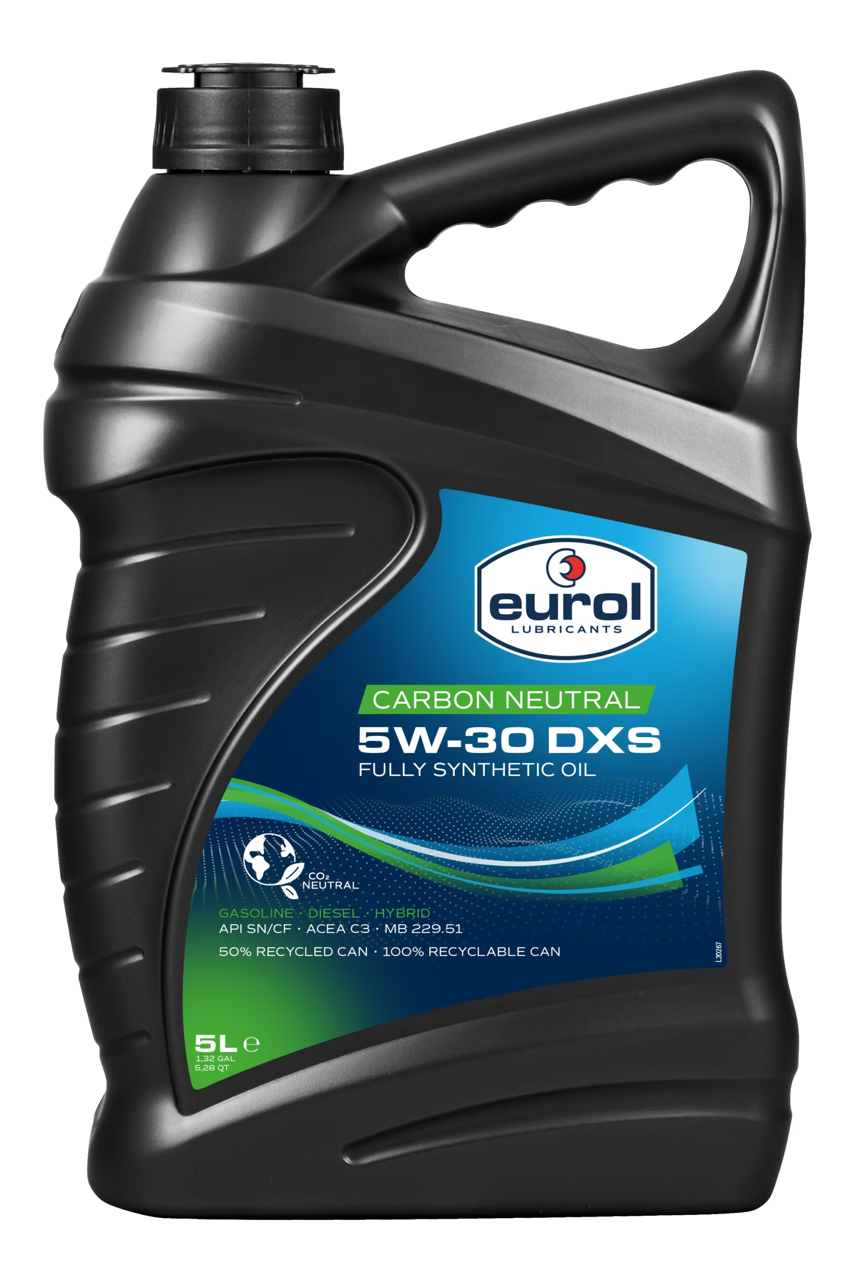 E170076-5L Eurol Carbon Neutral DXS 5W-30 - Afbeelding 1